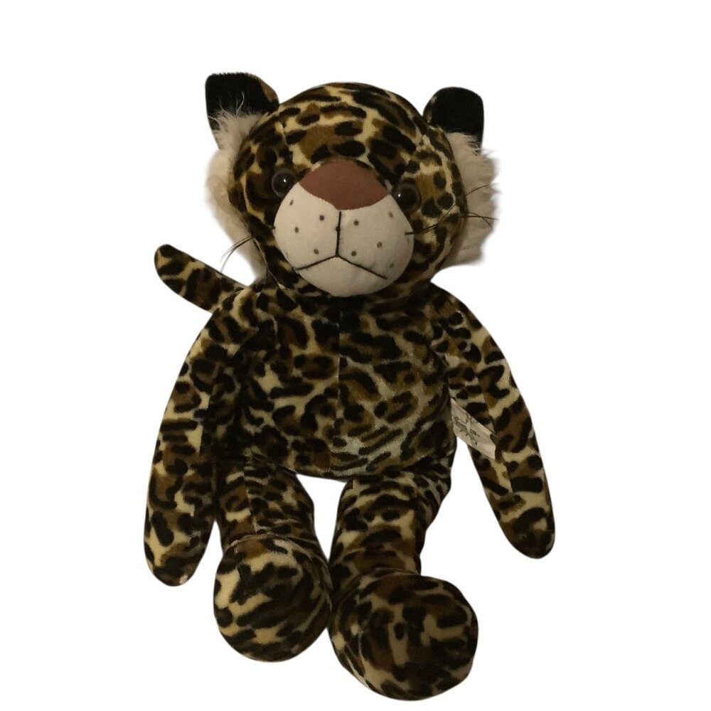 Carousel Toys Leopard Plush Stuffed Animal 14" DGE Corp Soft Toy Collectible‎